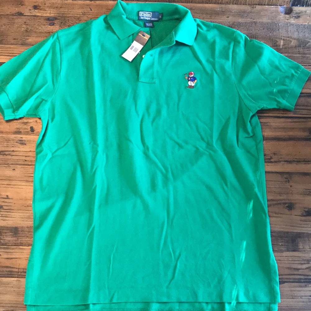 Classic Fit Cotton Polo Bear Shirt